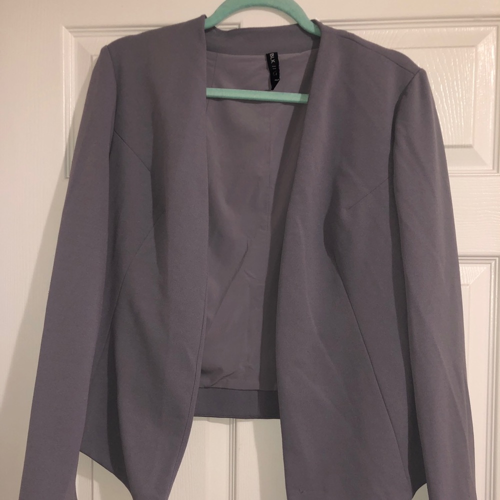 Gray blazer
